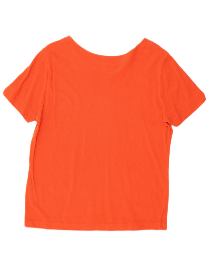 T-shirt damski LACOSTE, rozmiar 48 XL, pomarańczowy