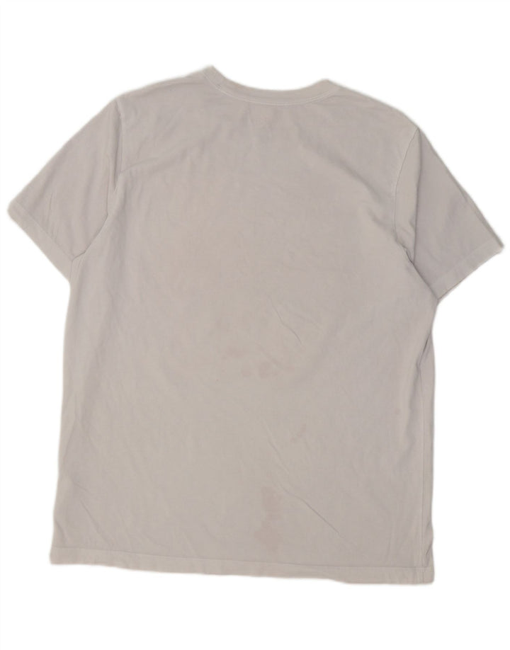Męski T-shirt z grafiką Jordan, góra XL, biała bawełna