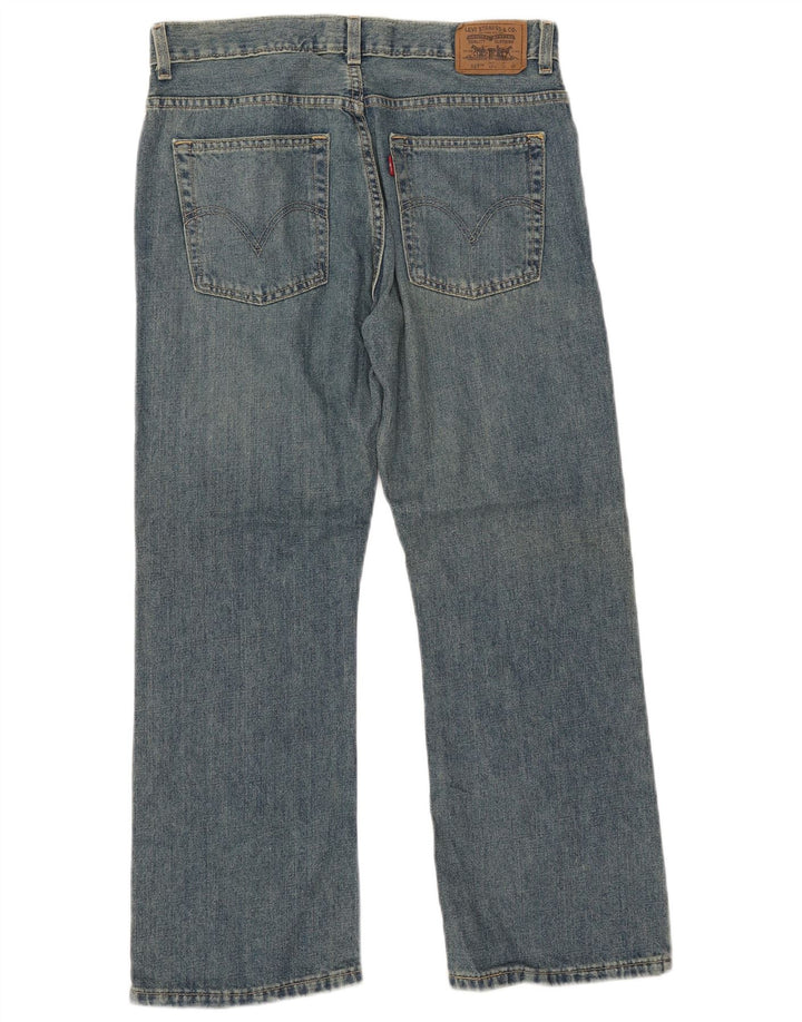Dżinsy chłopięce LEVI'S Husky Bootcut 11-12 lat W32 L27 Niebieska bawełna