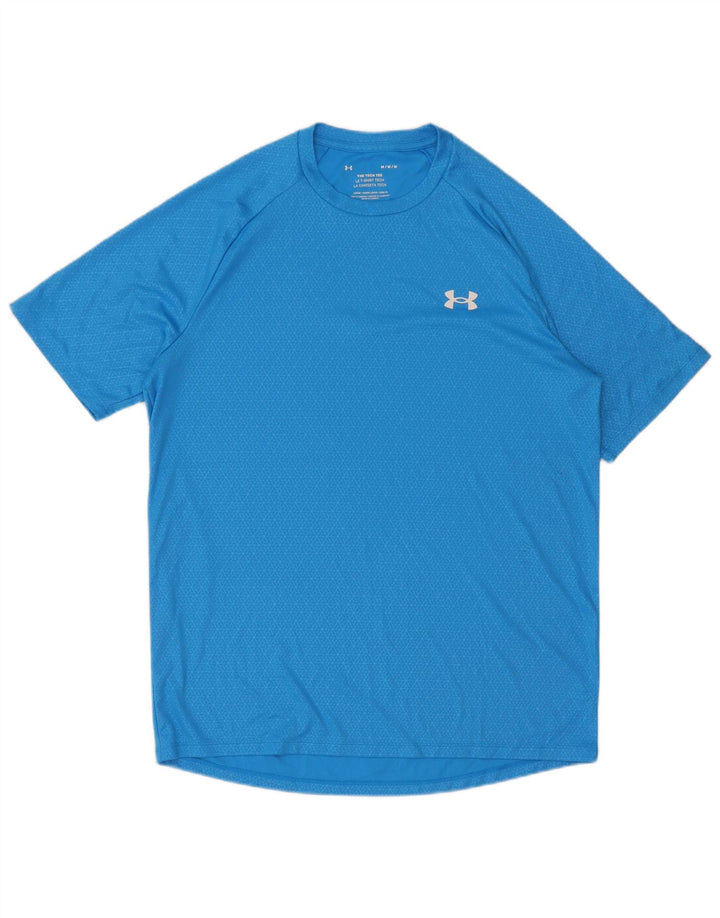 Under Armour Męski T-shirt Top w kolorze średnioniebieskim, geometrycznym