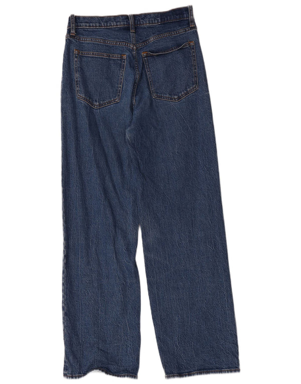 Damskie jeansy o prostym kroju Abercrombie & Fitch US 8 Medium W29 L30 Niebieskie