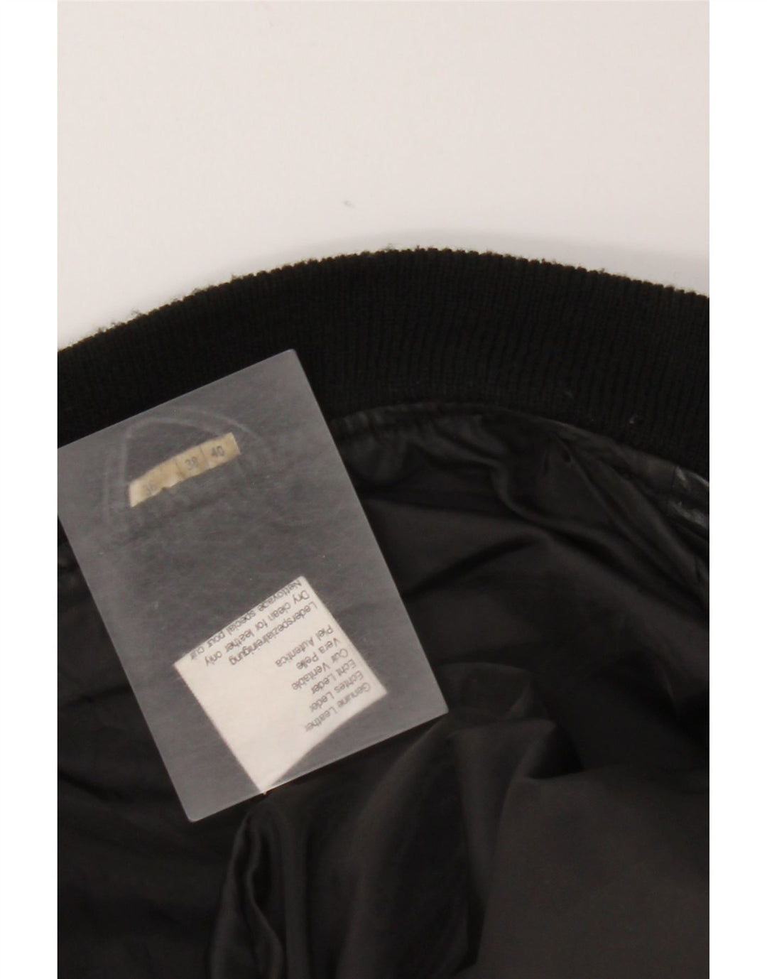 Vintage damska kurtka skórzana o luźnym kroju EU 38, średnia czarna skóra