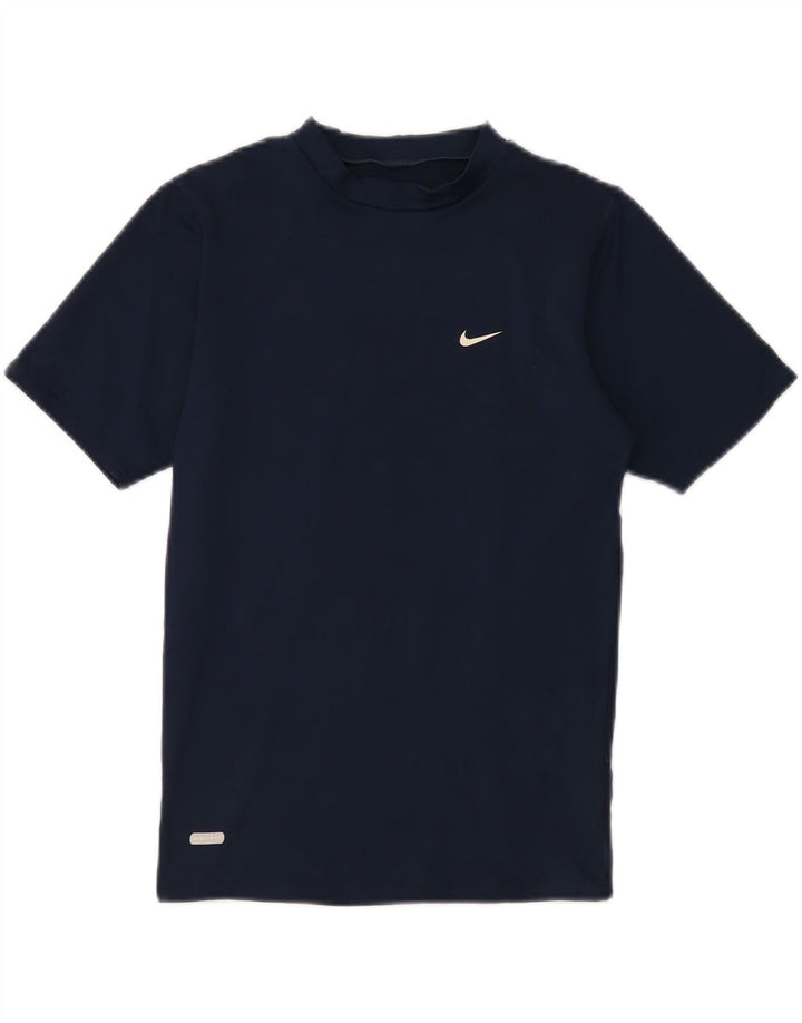 Damska koszulka Nike Dri Fit Top UK 12, średni granatowy poliester