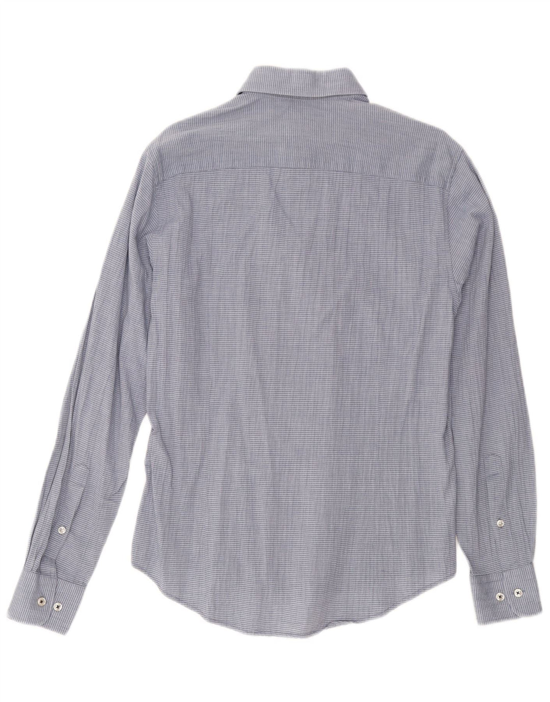 Męska koszula o dopasowanym kroju Armani Jeans w średnie niebieskie prążki