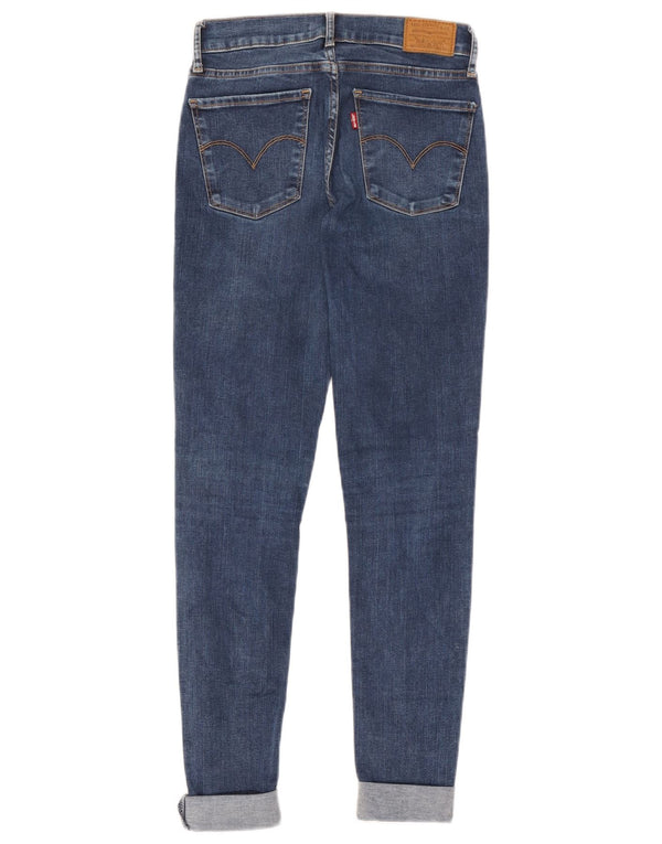 Damskie jeansy Levi's 710 Super Skinny W26 L32 Granatowa bawełna