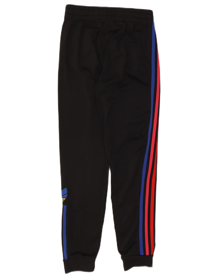 Adidas Chłopięce Graficzne Spodnie Dresowe Joggery 14-15 Lat Czarny Poliester
