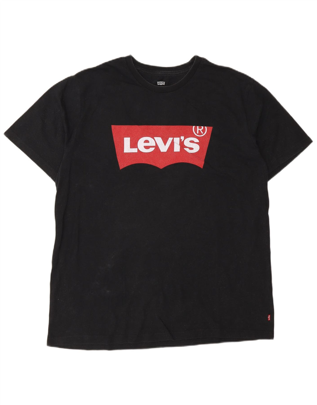 Męski T-shirt z grafiką Levi's Top XL, czarna bawełna