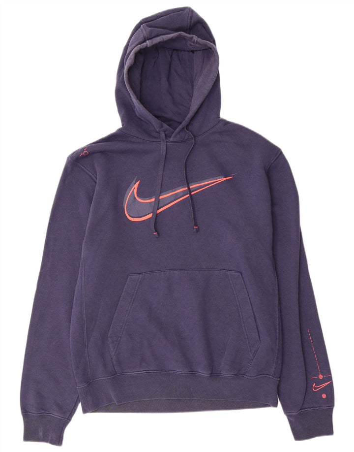 Męski sweter z kapturem Nike Graphic, mały, granatowy