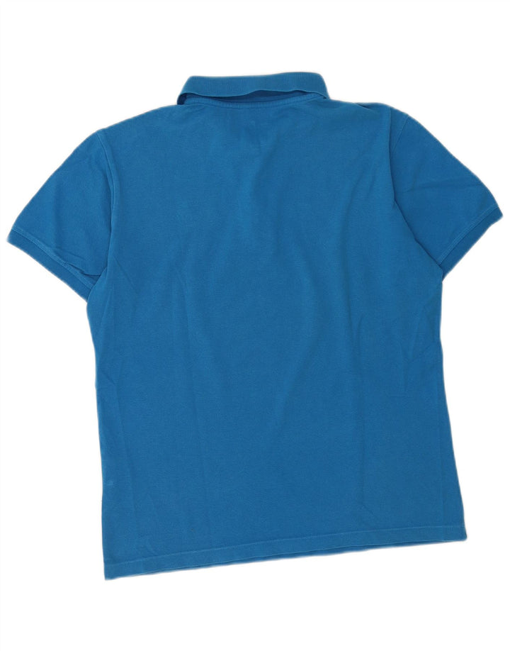 Męska koszulka polo Jack Wolfskin, duża, niebieska, bawełniana