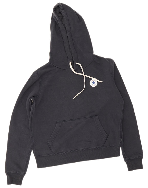 Damski sweter z kapturem Converse UK 10, mały, granatowy, bawełniany