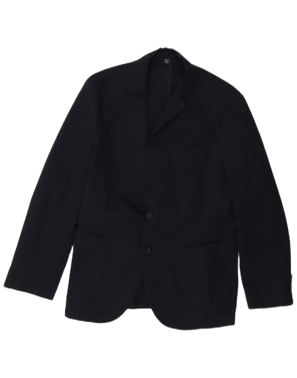 Marks & Spencer Męska marynarka zapinana na 2 guziki, UK 44 XL, granatowa, bawełniana
