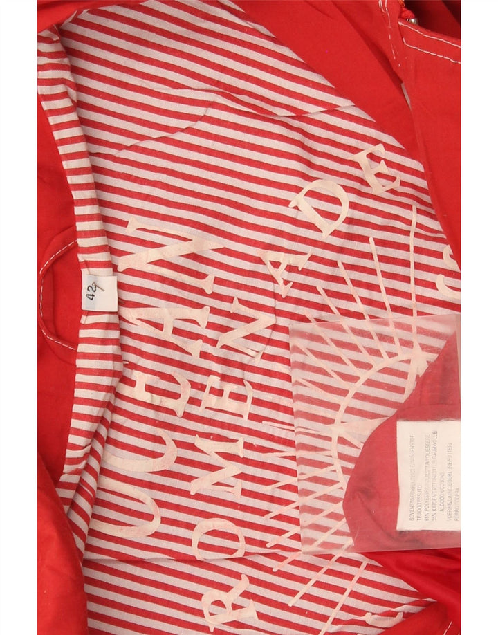 Vintage damska kurtka Yachting Oversize EU 42 w duże czerwone paski