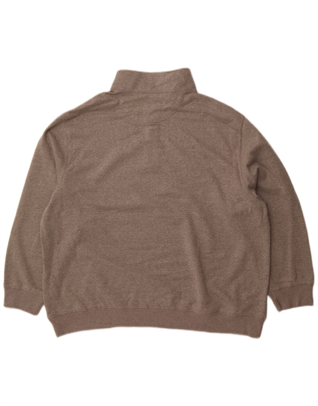 IZOD Męski sweter z zamkiem błyskawicznym, 2XL, szary, bawełniany