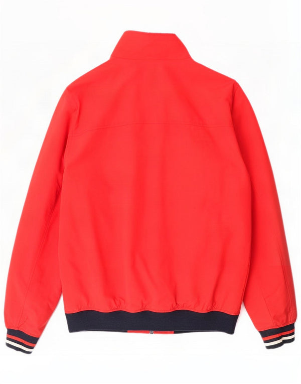 Męska kurtka bomberka Tommy Hilfiger UK 40, duża, czerwona, poliamidowa