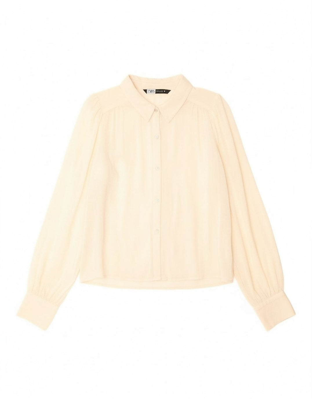 Koszula damska Zara UK 14 Średnia biała dziewicza wełna