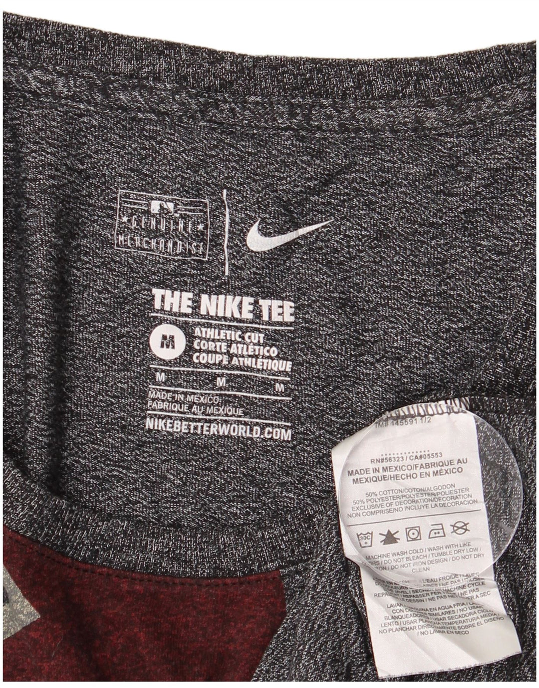 Damski T-shirt NIKE Arizona Diamondbacks Graphic Top UK 12 Średni Szary