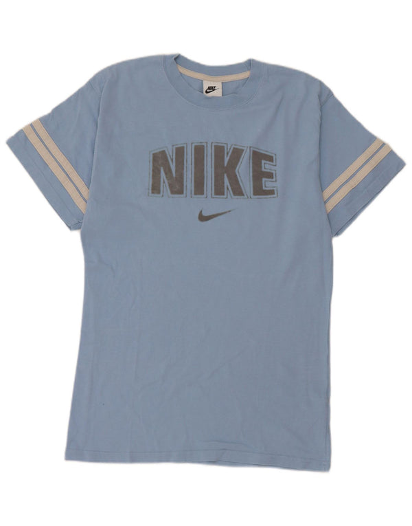 Męski T-shirt Nike z grafiką Top XS, niebieska, bawełniana