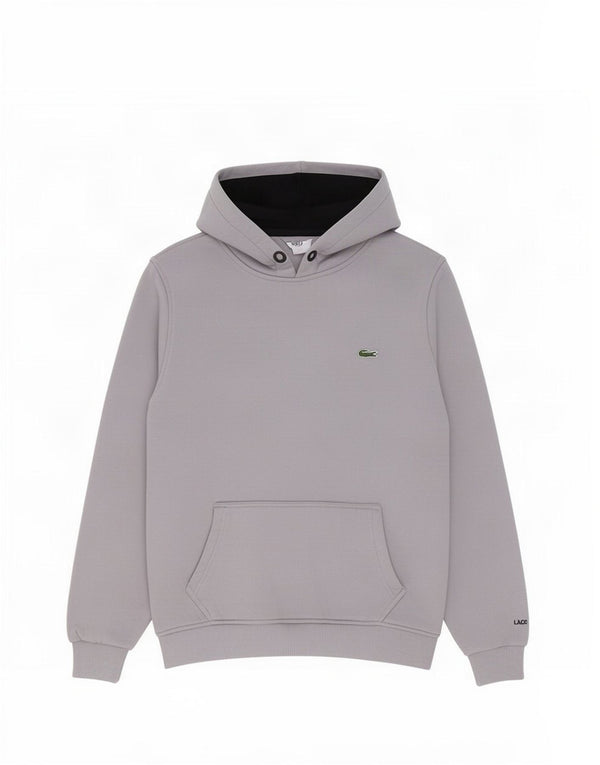Męski sweter z kapturem Lacoste, rozmiar 3, mały, fioletowy, bawełniany