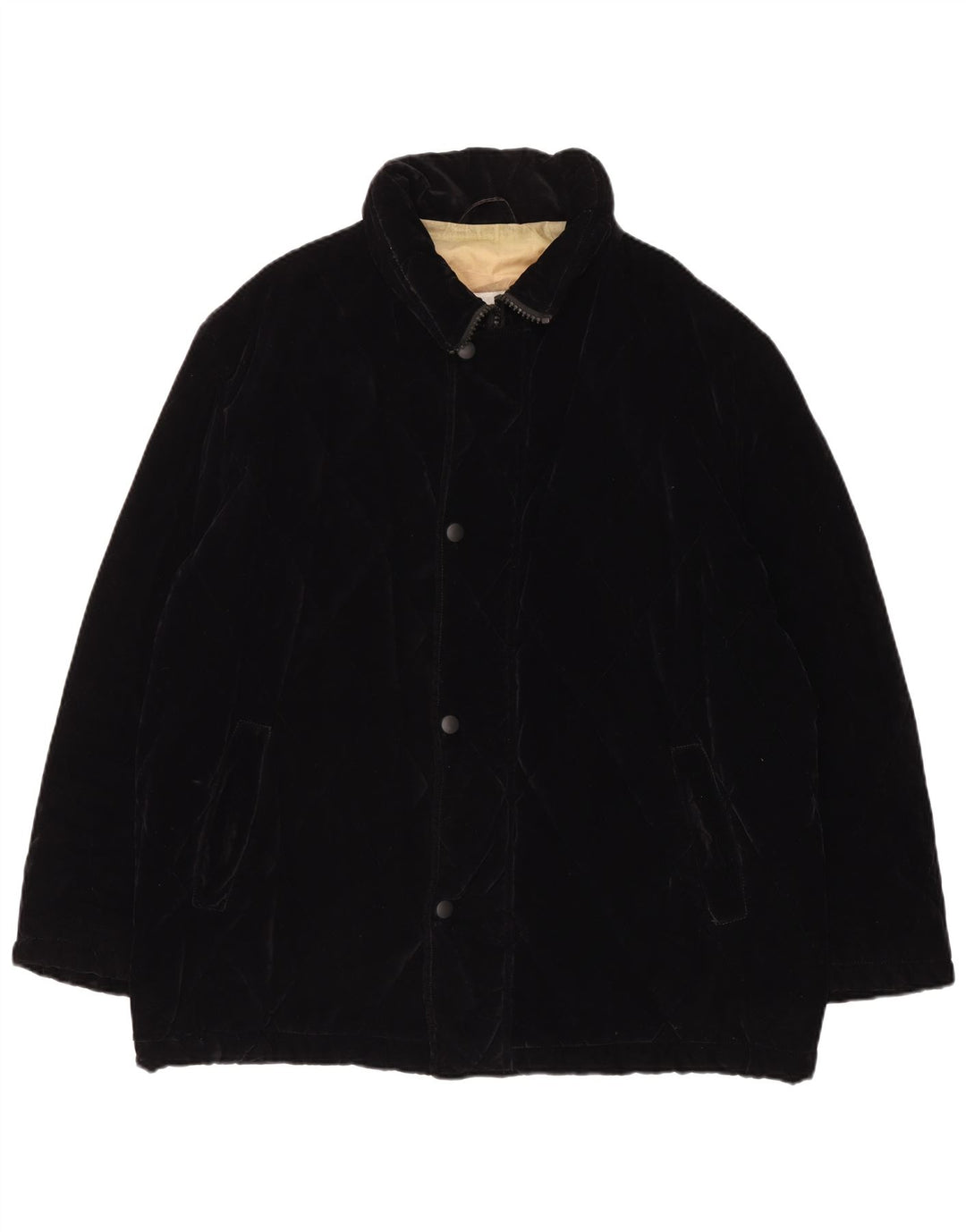 Męska pikowana kurtka wiatrówka Trussardi IT 54 2XL Czarna, bawełniana