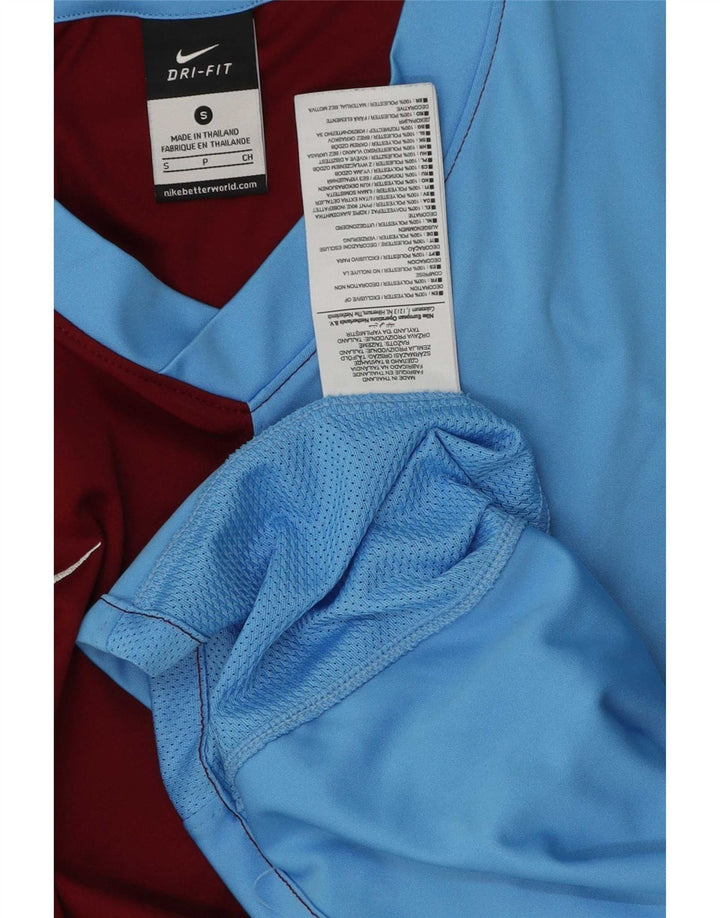 Męski T-shirt Nike Dri Fit, mały, wielokolorowy poliester z blokami kolorów
