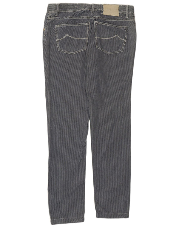 Jacob Cohen Męskie spodnie typu slim casual W38 L31 Bawełniane niebieskie paski