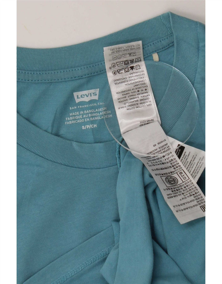 Koszulka damska Levi's Top UK 10 Small, niebieska bawełniana