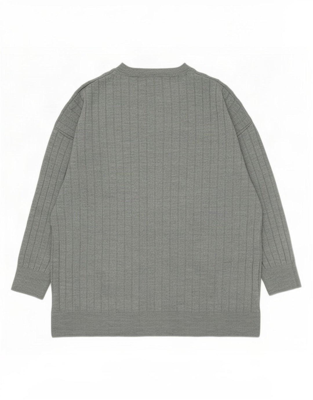 Męski sweter z okrągłym dekoltem Zara, średni zielony akryl
