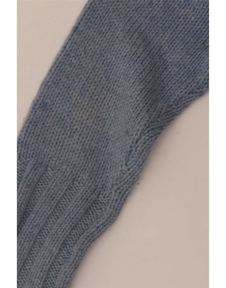 Damski sweter oversize Reiss z wywijanym dekoltem UK 10 Small Blue Wełna