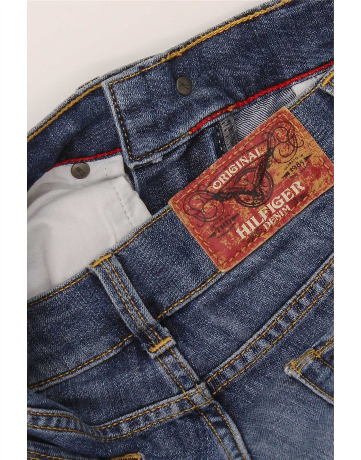 Damskie proste dżinsy Tommy Hilfiger W26 L30 niebieskie