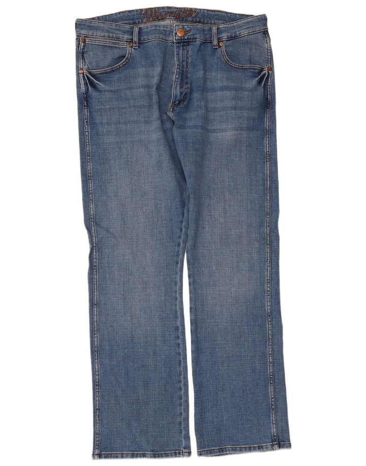 Męskie jeansy Wrangler Texas Straight W38 L32 Niebieskie