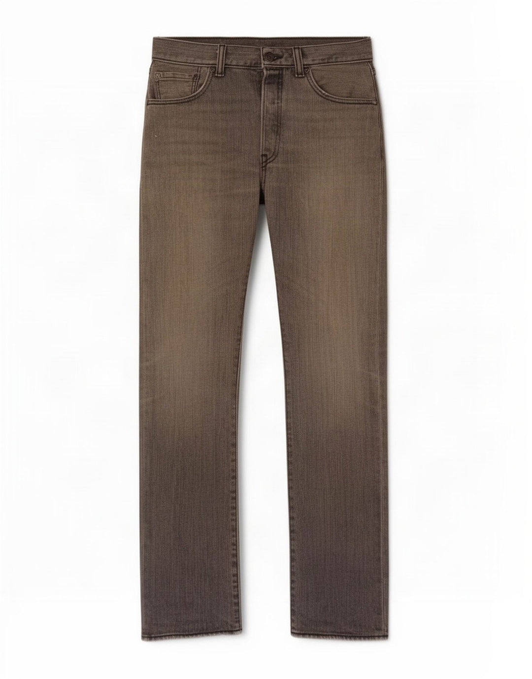 Damskie jeansy Levi's 501 Straight W30 L32 Szara bawełna