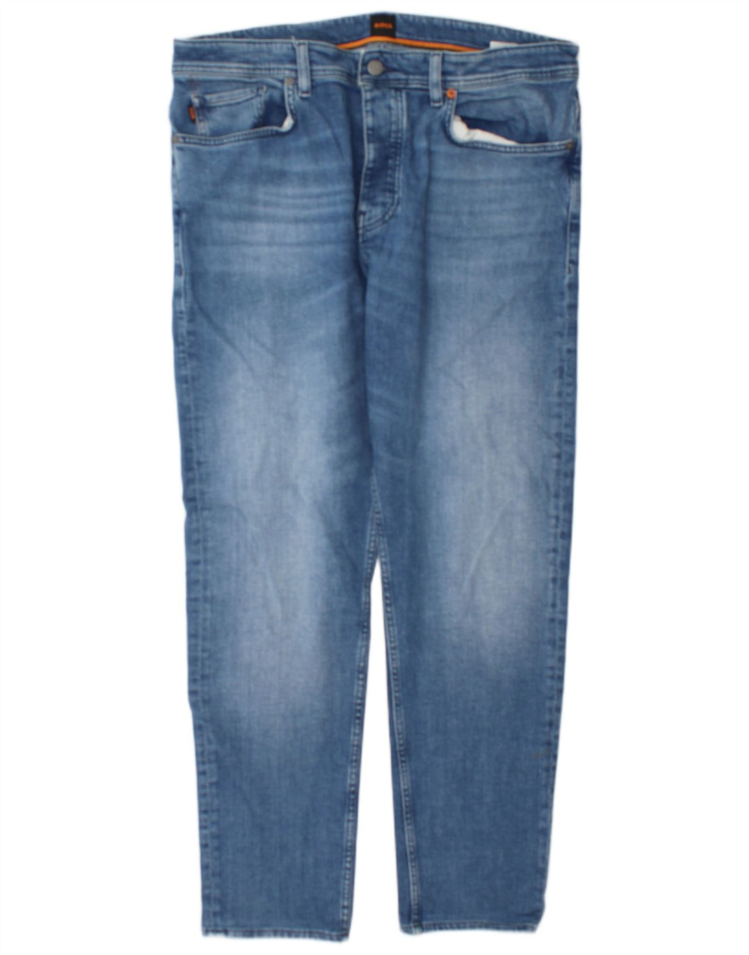 Męskie jeansy slim Hugo Boss W36 L32 Niebieskie bawełniane