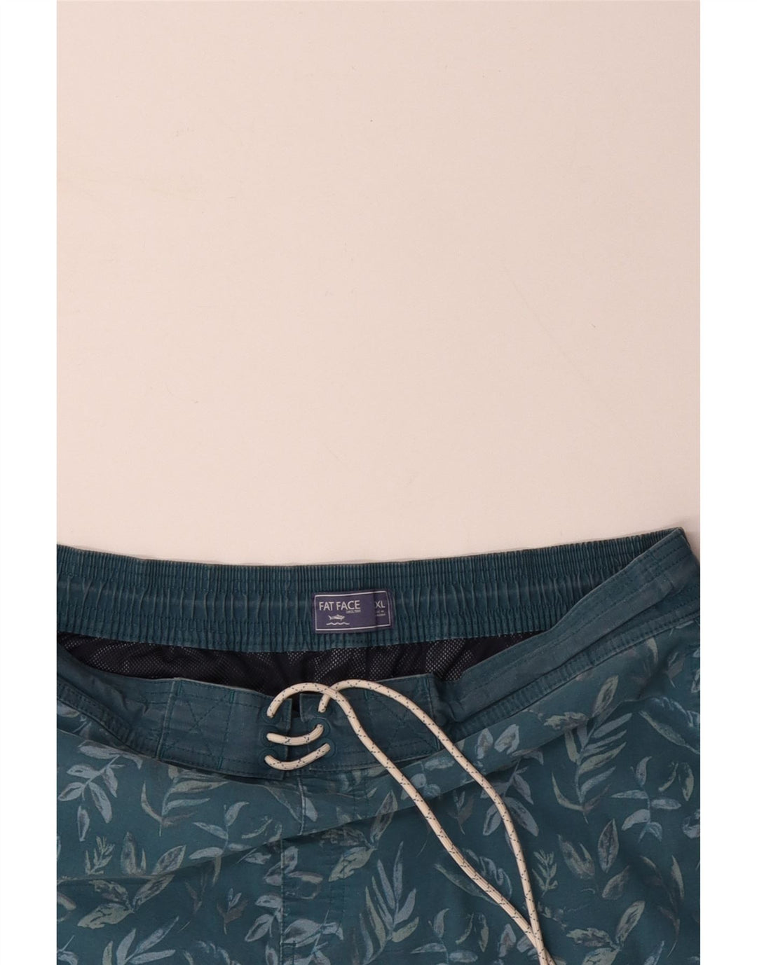 Męskie spodenki kąpielowe FAT FACE XL, niebieski, kwiatowy, poliester