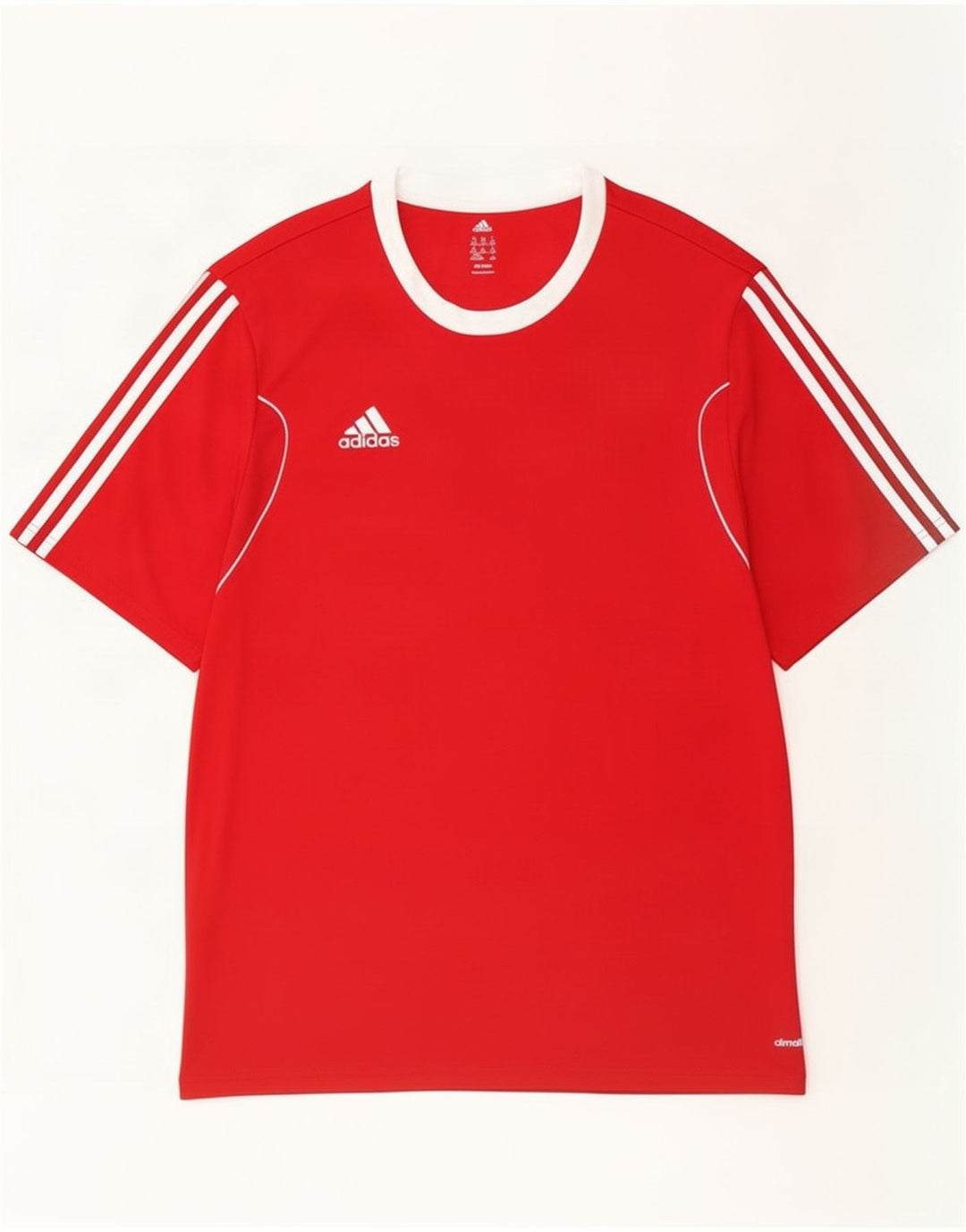 Adidas Męski T-shirt Climalite Top 2XL Czerwony Poliester