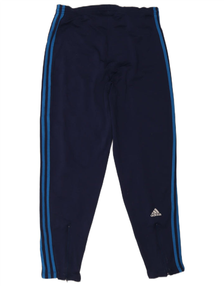 Męskie spodnie dresowe Adidas, średni granatowy poliester