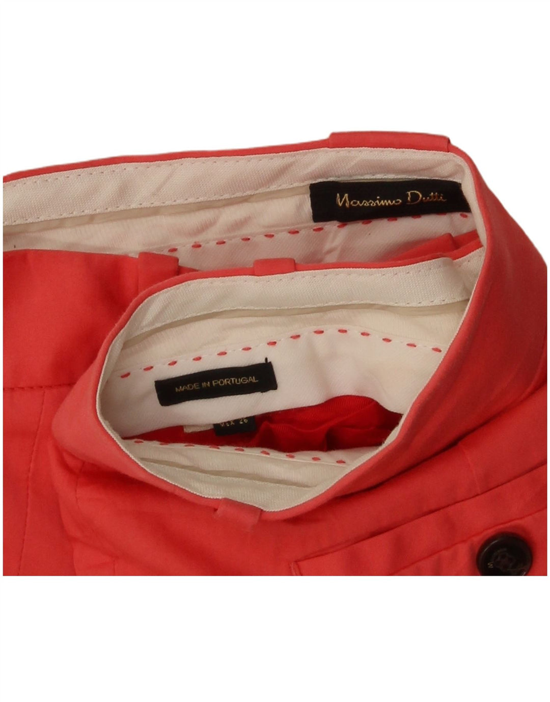 Męskie spodnie typu slim chino Massimo Dutti W26 L29 w kolorze różowym