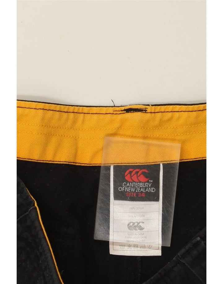 Męskie spodenki cargo Canterbury W34, duże, granatowe, bawełniane