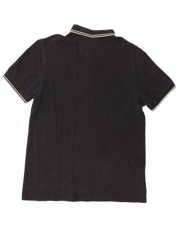 Męska koszulka polo Fred Perry, duża, czarna, bawełniana