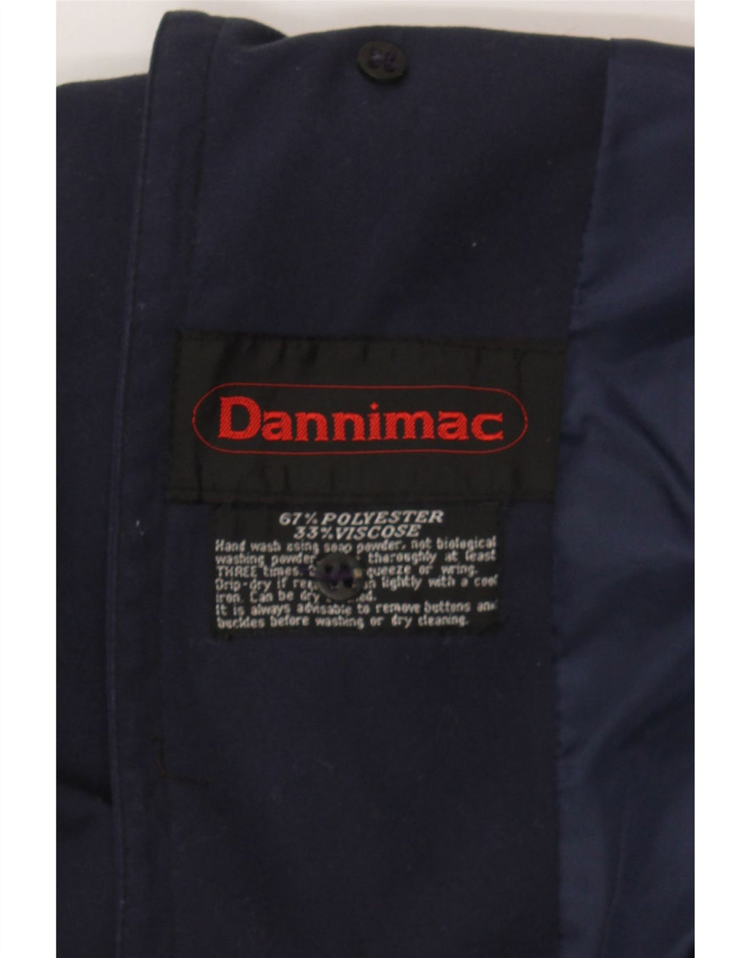 Trencz męski DANNIMAC UK 44 2XL Granatowy poliester