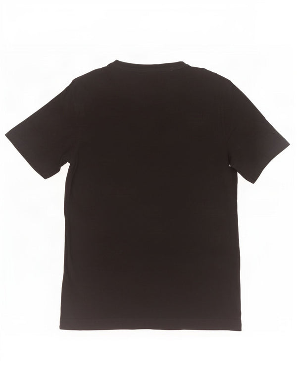 Męski T-shirt z grafiką Dack's, mały, czarny, bawełniany