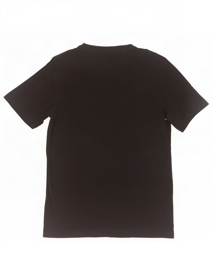Męski T-shirt z grafiką Dack's, mały, czarny, bawełniany