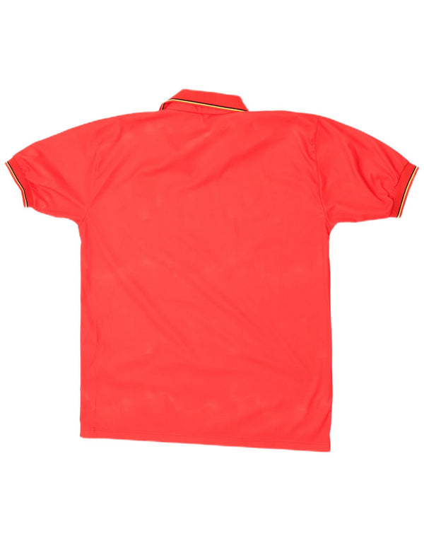 Diadora Męska Belgia 1992-1994 Domowa koszulka z krótkim rękawem XL Czerwona Sportowa