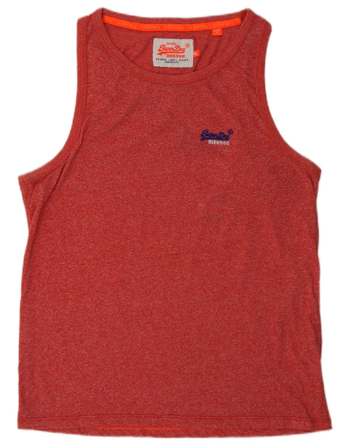 Męska kamizelka Superdry XL, bawełniana w czerwone plamki