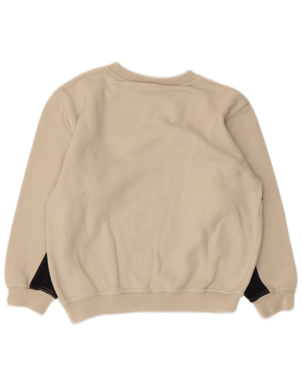 Chłopięca bluza Reebok z grafiką, 10-11 lat, średni beż, blok kolorów