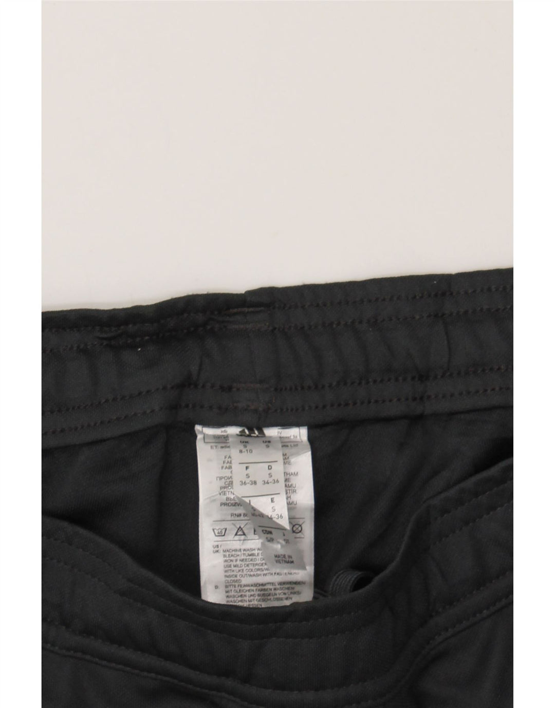 ADIDAS Womens Tracksuit Trousers UK 8/10 Small  Grey Polyester Vintage Adidas and Second-Hand Adidas from Messina Hembry 