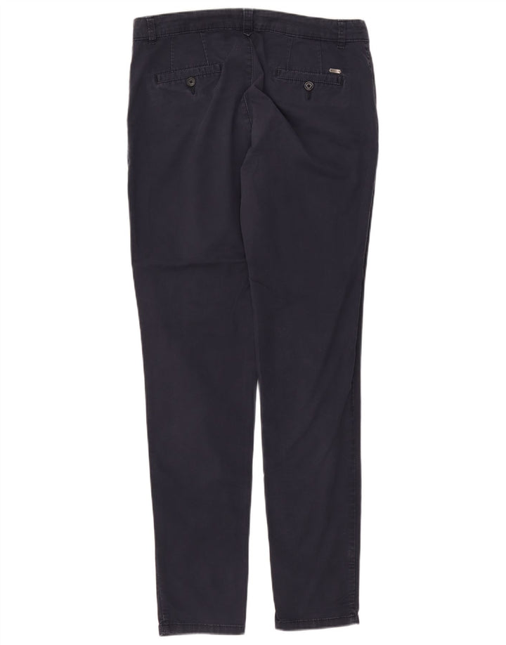 Spodnie damskie Esprit Slim Chino W32 L31 Granatowa bawełna