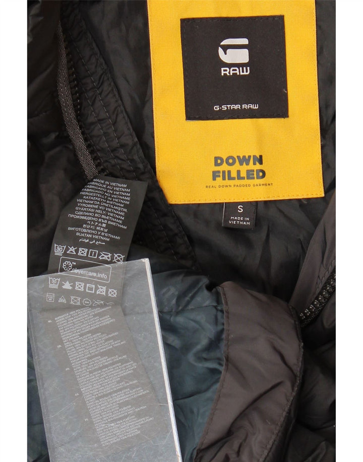 Damski ocieplany płaszcz G-STAR UK 10, mały, czarny poliester