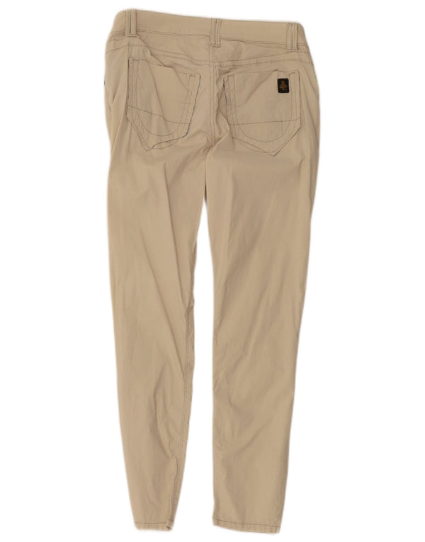 Spodnie damskie Refrigiwear Sixty spa Skinny Casual W29 L26 Beżowa bawełna