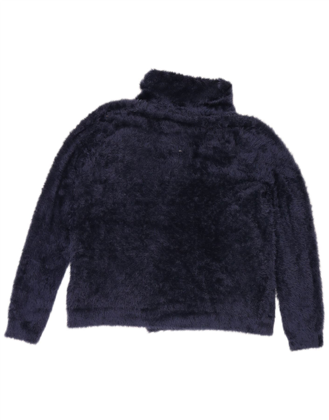 Marks & Spencer Damska kurtka oversize ze sztucznego futra UK 10, mała, granatowa
