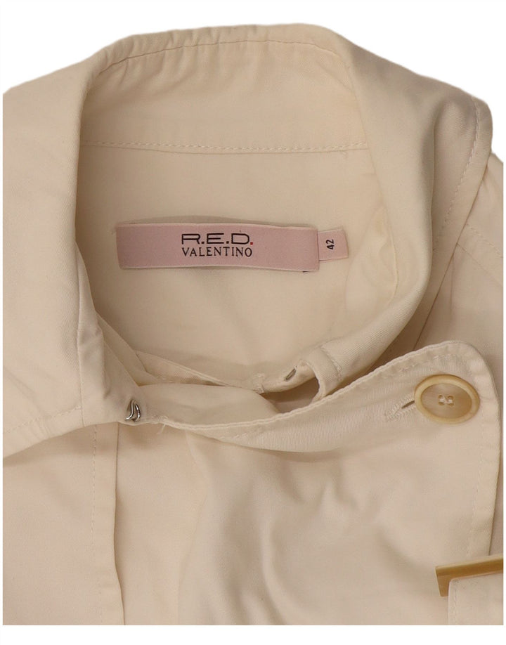 Damska kurtka wojskowa Crop Red Valentino IT 42 Medium Off White